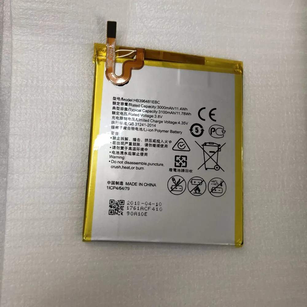 OriWood 3100mAh Battery For Huawei Honor 5X 100% New HB396481EBC Replacement Backup | Мобильные телефоны и аксессуары