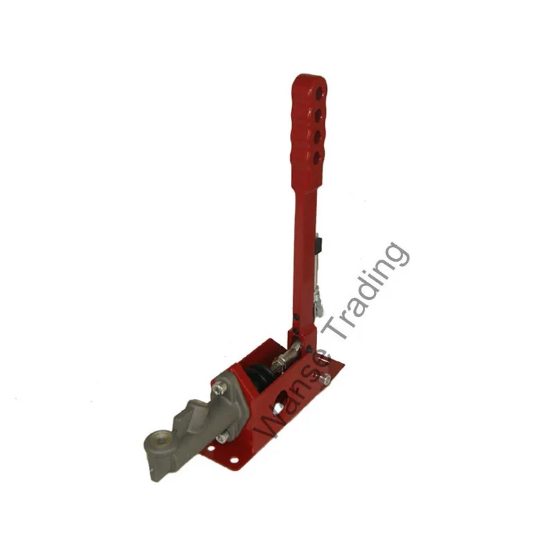 Red Universal Car Hydraulic Handbrake Vertical Drift Rally Racing E-Brake Lever with Locking Device Master Cylinder