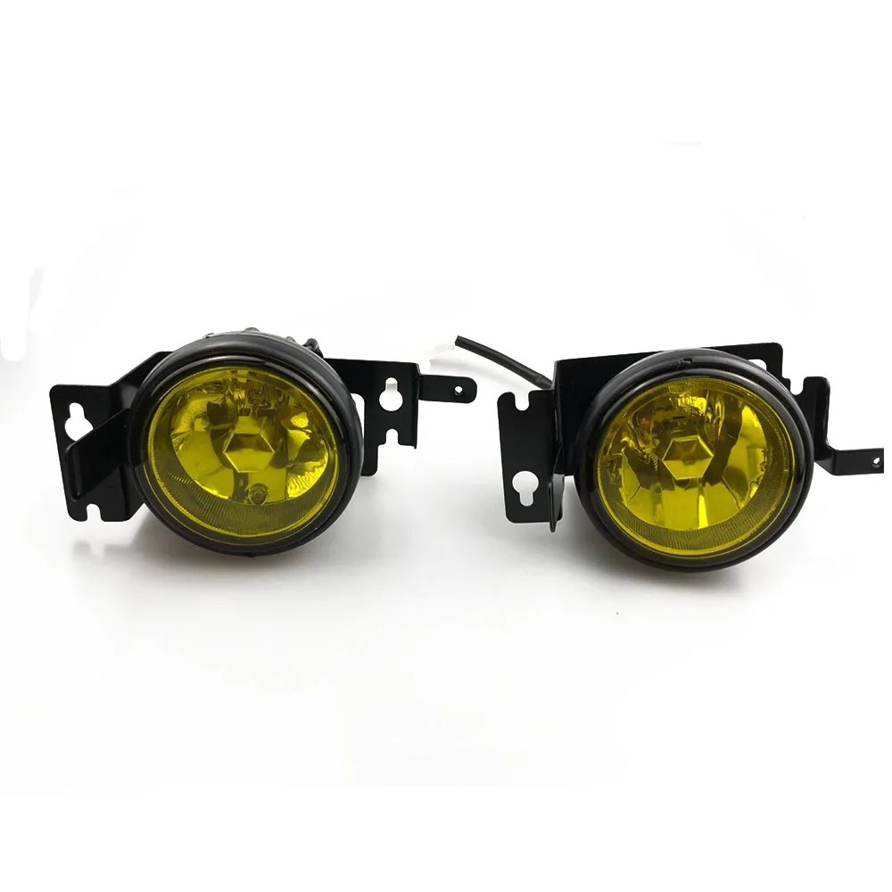 Желтая/прозрачная галогенная противотуманная фара для HONDA CIVIC 2/3/4 dr EK EM JDM Kit EX DX LX SI
