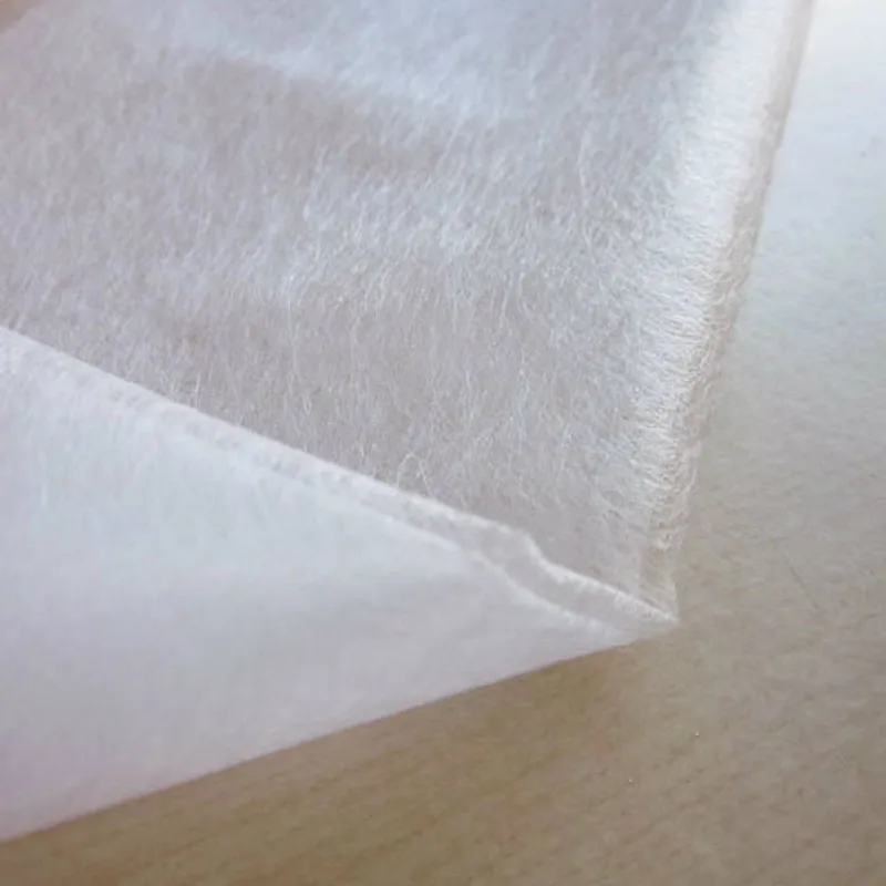

112cm Nonwoven Fusible Interlining Easy Iron On Sewing Fabric Join Patchwork Interlining Double Faced Adhesive Batting 2Y/lot