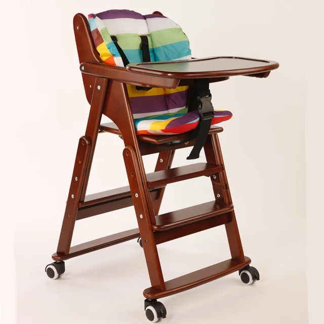 baby high chair wood children s fashion simple folding chair