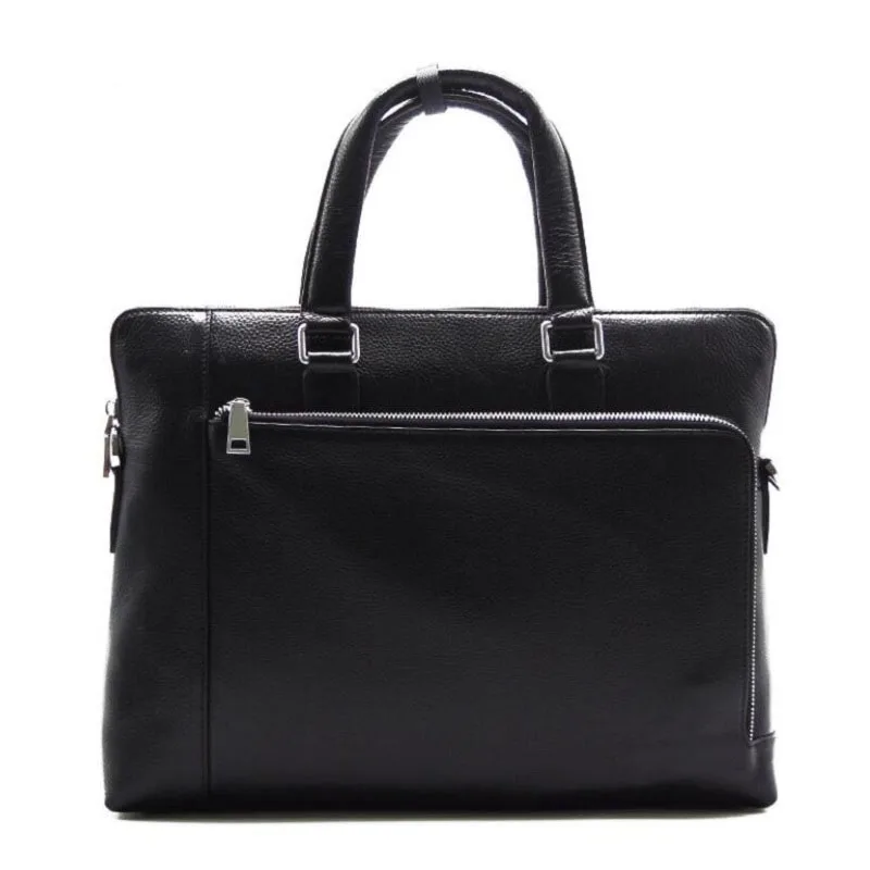 

Men's handbag diagonal business casual bag cross section shoulder slung head layer leather briefcase