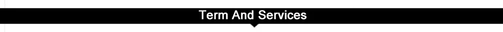 term and services