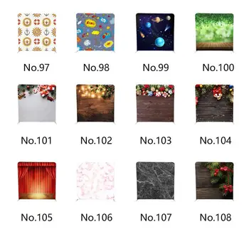 

customized 2 stand and 4 double sided print pillow case backdrop for holiday