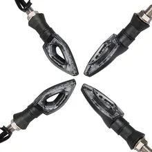 4 шт. универсальный мотоцикл 12 светодиодов указатели поворота светильник Янтарный мигалка мотоцикл лампа супер яркий светильник s 12V NR