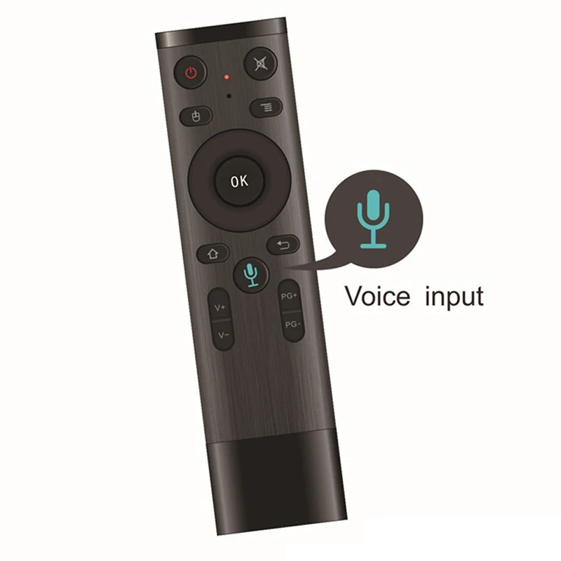 Remote Control 2.4GHz Wireless Microphone Q5 Voice Control Fly Air Mouse for Gyro Sensing Game for Android TV Box/PC