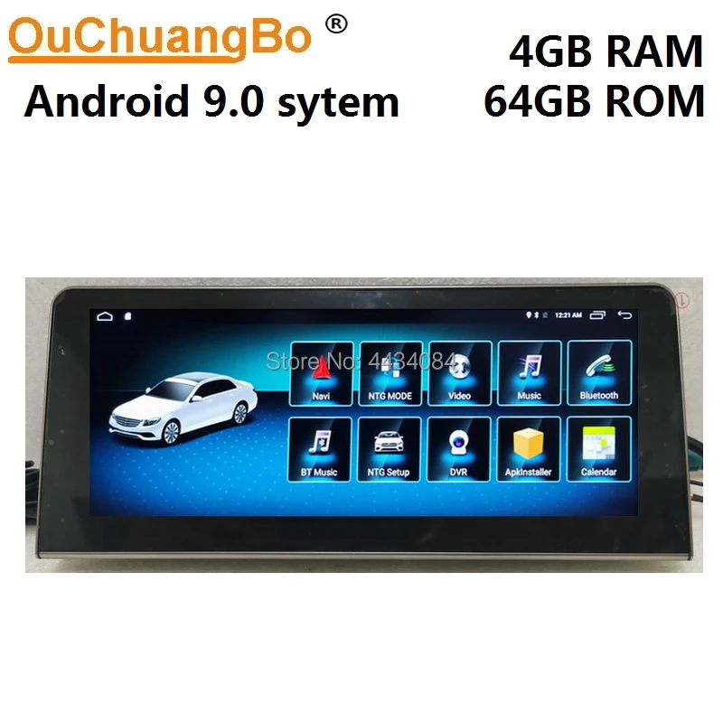 Clearance Ouchuangbo android 9.0 audio player radio for Mercedes Benz R R63 W251 R280 R300 R320 support gps navigation 8 cores 4GB+64GB 0