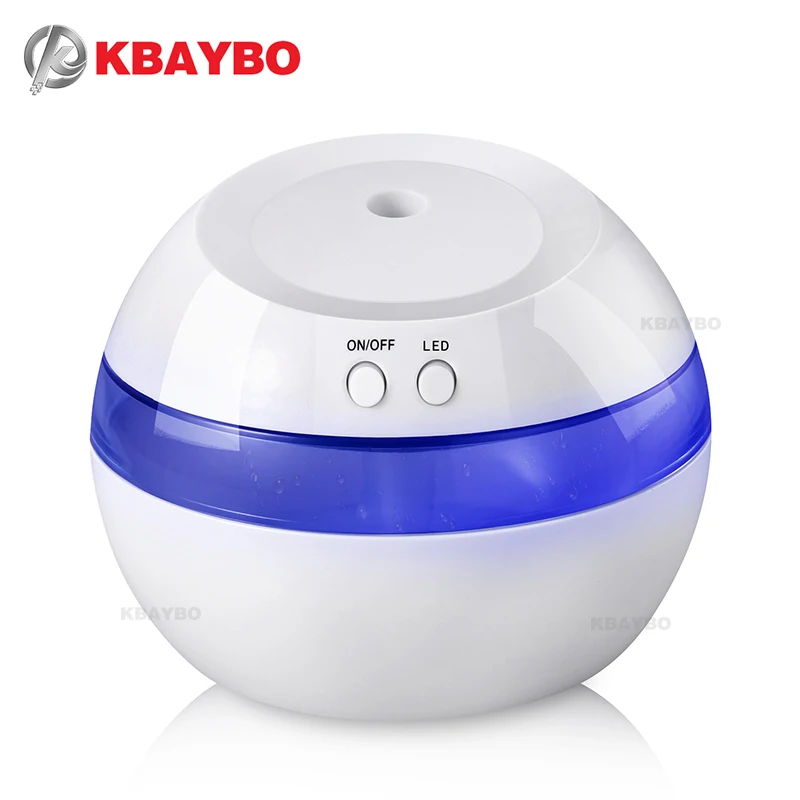 USB Ultrasonic Air Aroma Humidifier Color LED Lights