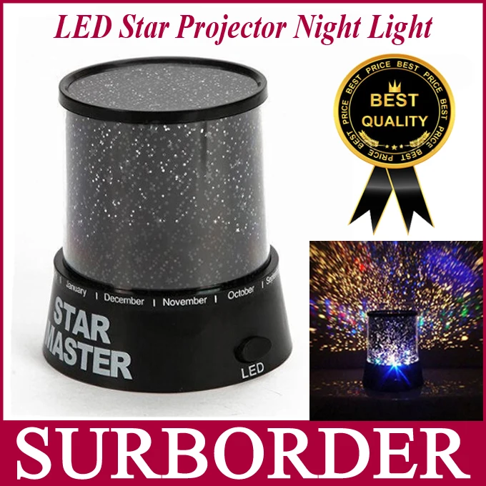 Amazing Dreamlike Novelty Colorful Star Master LED Night Light Sky Projector Lamp Romantic Starry Ceiling Luminarias | Освещение