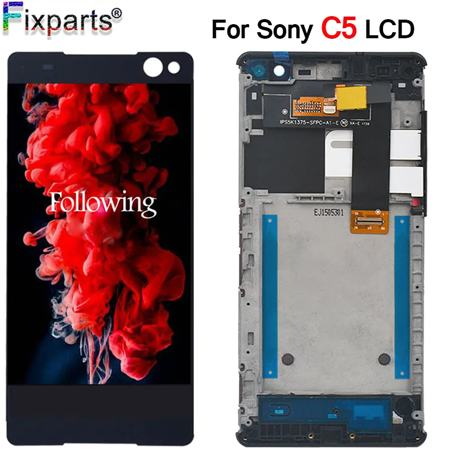 

For Sony Xperia C5 Ultra LCD Display Touch Screen Digitizer Assembly E5506 E5533 E5563 E5553 Replacement For SONY C5 LCD