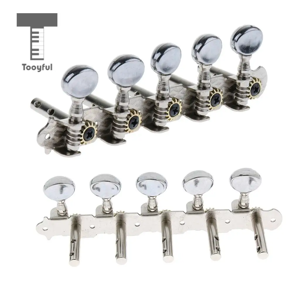 2pcs 5R5L Tuning Pegs Tuners Machine Heads for 10 String Electric Guitar Replacement Parts