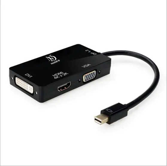 Manufacturers wholesale mini dp to VGA HDMI DVI computer monitor converter hdmi HD line hdmi to