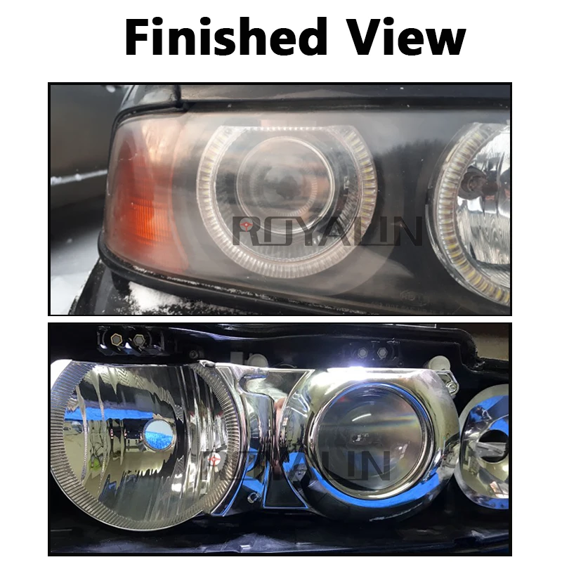 Проекционные линзы ROYALIN 2 0 Bi Xenon D1S D2S для BMW E39 E60 Ford Audi A6 C5 C6 W211 Passat B6 Skoda Fabia|lens for