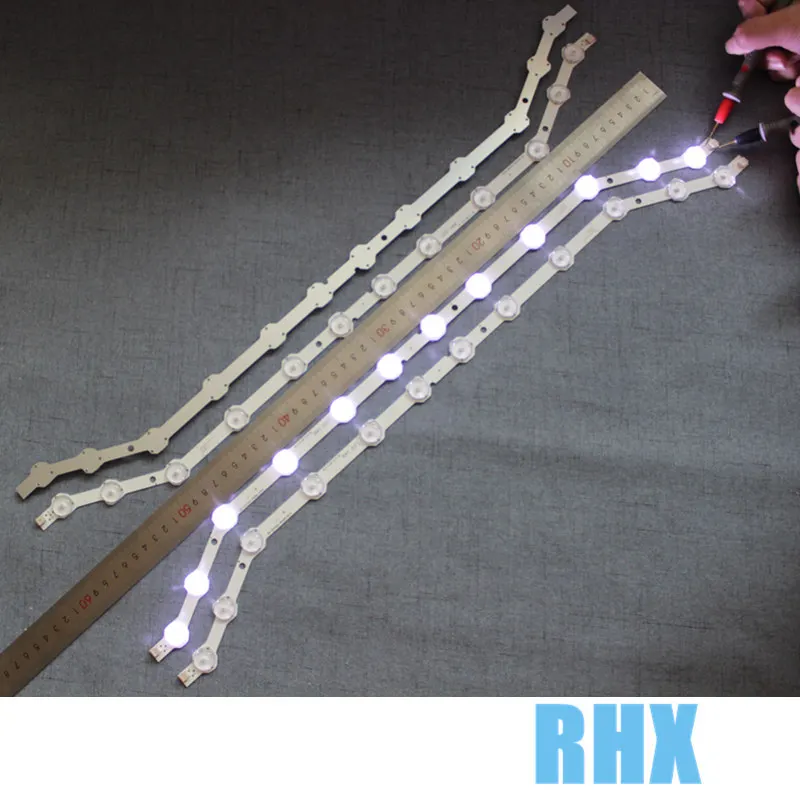 

New 4pcs*12LED LED Backlight strip Replacement For Samsung BN96-28763A D3GE-320SM1-R2 UE32H5373 LM41-00001S 2013SVS32 FHD 3228N1