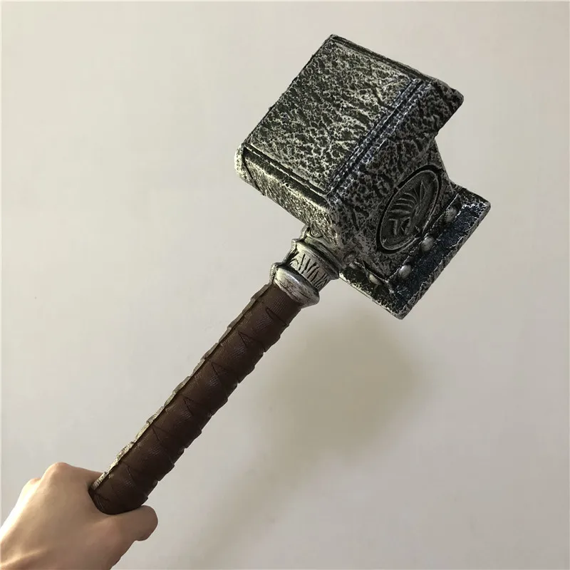 Orc 1:1 Orc Hammer 54 см уничтожитель молоток оружие игра ролевой косплей безопасный PU материал фигурка модель детский подарок