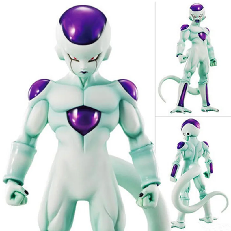 Аниме Dragon Ball Z белый Frieza Ultimate Body ПВХ фигурку DOD Супер Saiyan Goku Frieza конфронтации модель игрушки 18 см