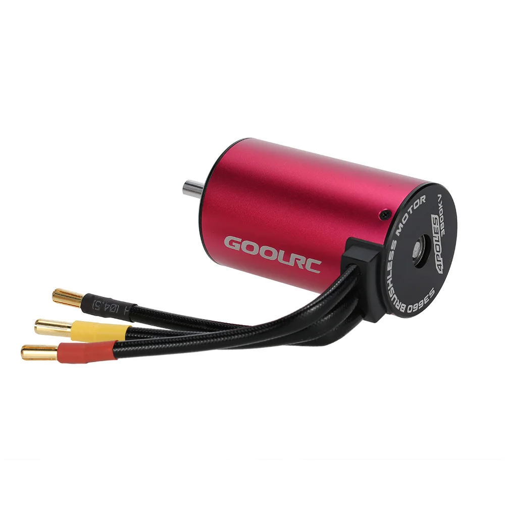 Original GoolRC S3660 3800KV Sensorless Brushless Motor 80A Brushless ESC and Program Card Combo Set for 110 RC Car Truck (8)