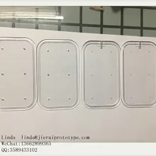 Прозрачный Поликарбонат с ЧПУ прототипирование прототипа электронного прототипа прозрачные детали, полупрозрачная обработка деталей