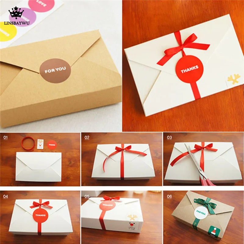 

Eco Friendly Refoldable Christmas Cookbook Packaging Carton Cowboy Cookie Storage Box Simple envelope package