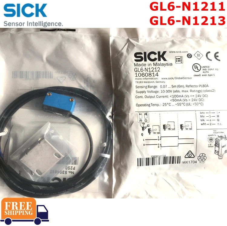 

SICK Switch GL6-N1211 1059923 GL6 N1212 1060814 Brand new original
