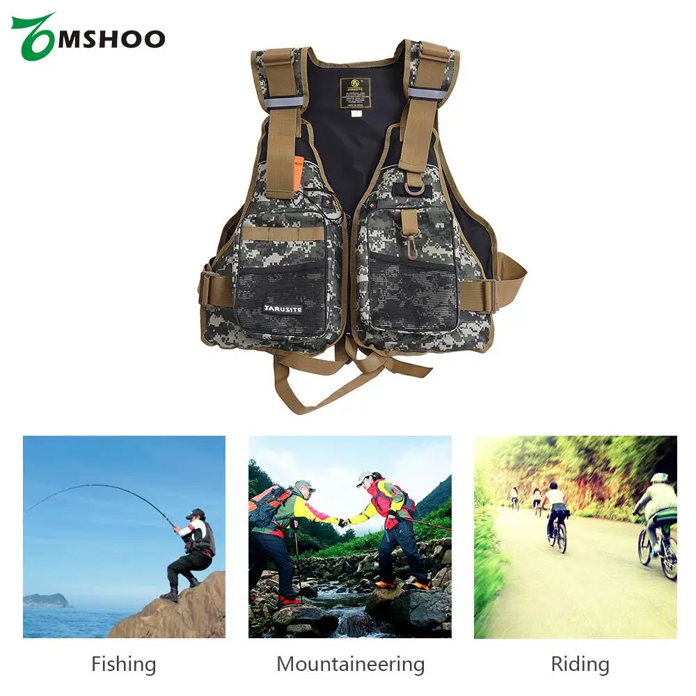 

Professional Life Vest Life Safety Fishing Clothes High Quality Life Jacket Water Sport Survival Suit Water Safety Products