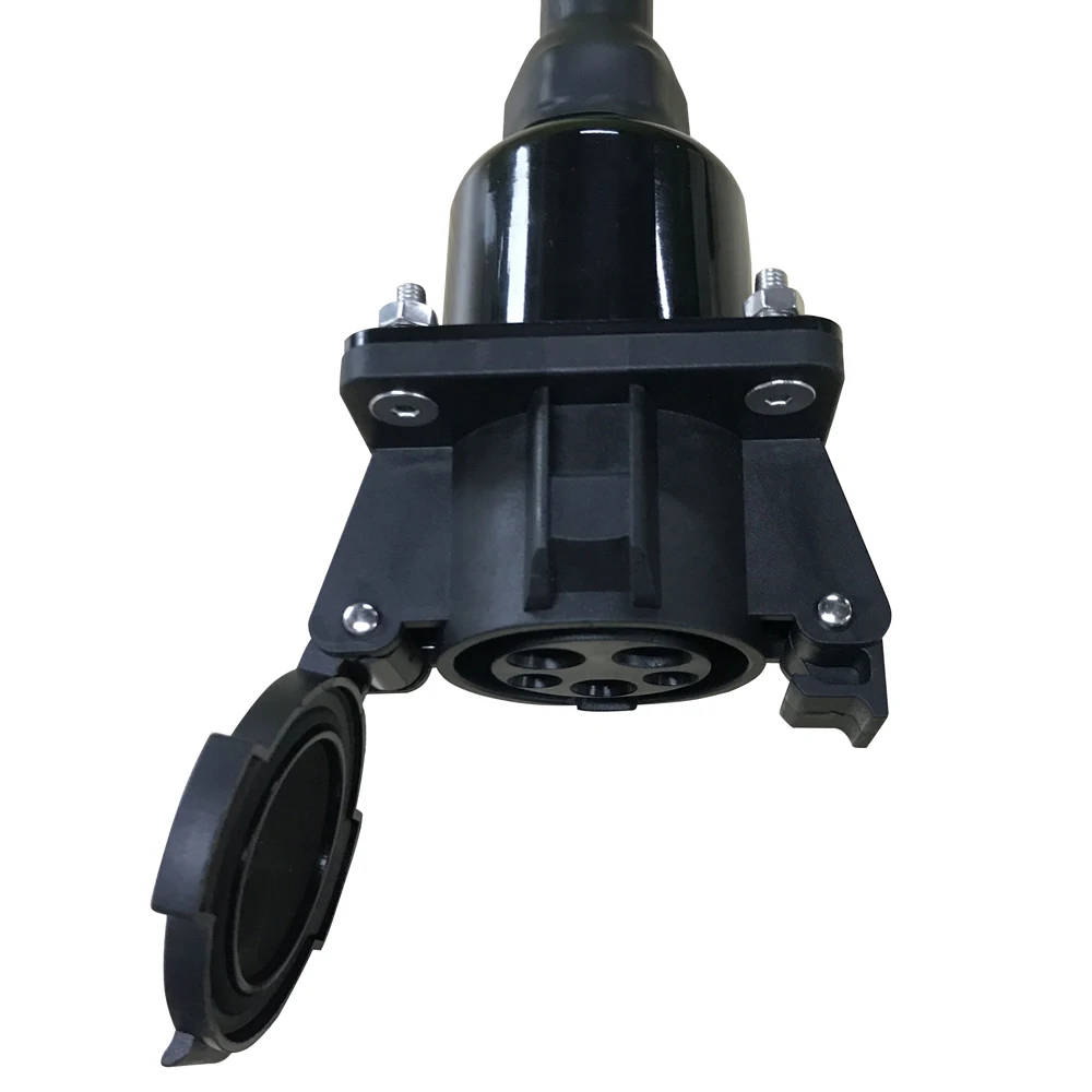 Lado sem Cabo de Carregamento do Carregador Socket tipo 1 Evse Entrada ac Carro Elétrico ev Veículo 16a 32a J1772 Sae 11 Cheap Acessórios