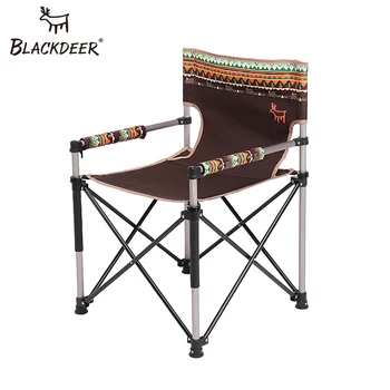 

BLACKDEER Aluminum Alloy Director Chair Fishing Camping 600*600D Oxford Can Bear 200kg Weight BBQ Beach Armchair Outdoor