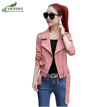 

2020 spring autumn new short coat Female tide new fashion high-end large size casual jacket outside women's clothes OKXGNZ AF758