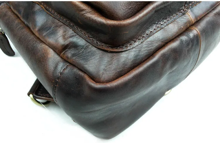 Новая мода Натуральная кожа рюкзак высокого качества винтажные женские путешествия плечо Crossbody сумки Mochila сумка