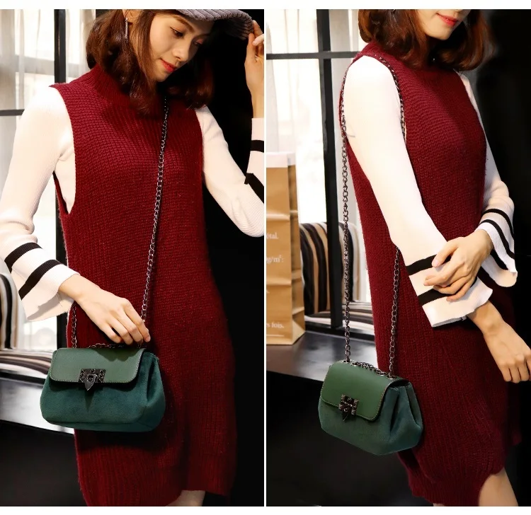 NIGEDU Women Crossbody Bags small Soft velvet flap messenger bags Mini little Shoulder bag female Chain Handbags bolsas feminina (3)