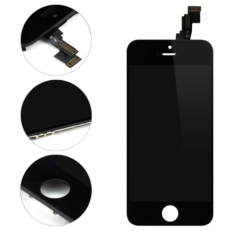 10 шт./лот AAA Качество без битых пикселей ЖК дигитайзер для iPhone 5C ЖК-дисплей с сенсорным экраном Цифровая сборка DHL Быстрая