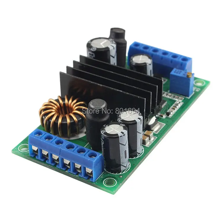 14A преобразователь постоянного тока в постоянный ток 5-32 в 200 кГц высокой Мощность автоматическое шаг вверх/вниз модуль LTC3780 автомобильный ПК ноутбук Питание эффективность преобразования до 98