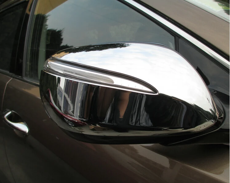For Hyundai Santa Fe IX45 2013 2014 2015 ABS Chromed Side Door Rearview Mirror Cover Trims Car Styling Exterior Accessories | Автомобили и