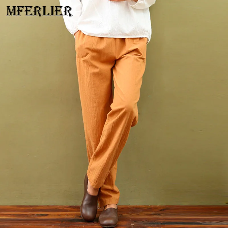 Billige Kaufen Sommer Herbst Baumwolle Leinen Hosen Billige Kaufen Sommer Herbst Baumwolle Leinen Hosen