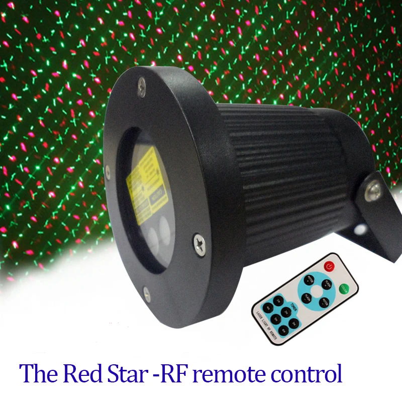 

Red flashing landscape lamp, courtyard light plastic shell with RF remote control