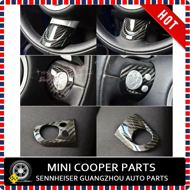 R56 Carbon Fiber Steering Wheel Cover