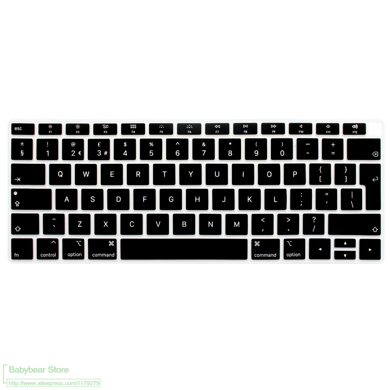 Transparent/Clair i-Buy Français Clavier Coque de Protection/Couverture AZERTY pour Apple Macbook New Air 13 with Retina Display Touch ID A1932 Transparent/Clair i-Buy Français Clavier Coque de Protection/Couverture AZERTY pour Apple Macbook New Air 13 with Retina Display Touch ID A1932