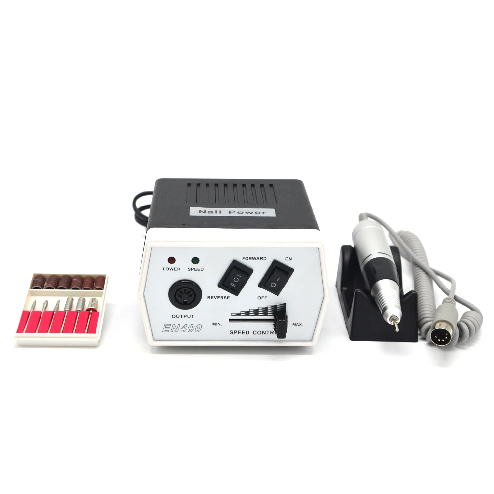 

35000RPM EN400 Electric Salon Nail Drill machine manicure and pedicure Art polishing pen nail bits nail Accessory tools