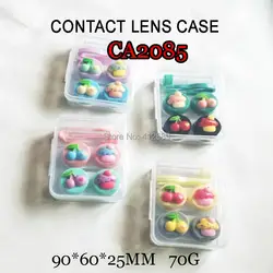 CA2085 2 пары вишня и кекс деко контактные линзы с PP сохранение box