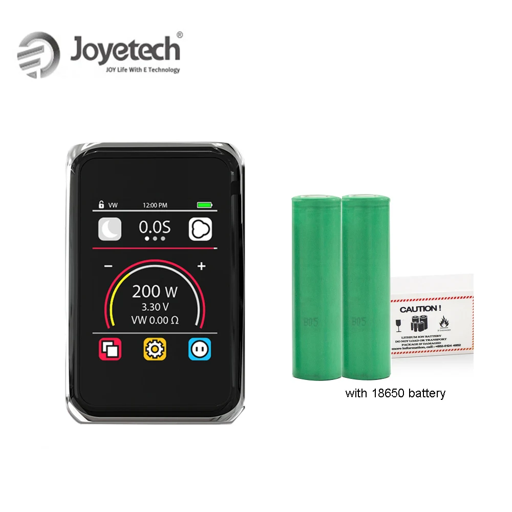 

100% Original Joyetech Cuboid PRO Mod Kit with dual 18650 battery Touch Panel Screen 200W Wattage Electronic Cigarette