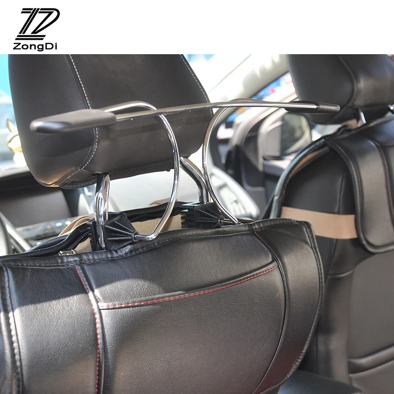 ZD 1 шт. Автомобильная вешалка металлическая нержавеющая сталь подголовник Вешалка для hyundai I30 IX35 Nissan Juke Subaru Suzuki Vitara Swift Opel