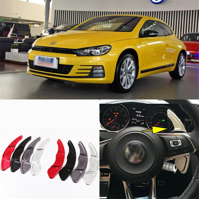 

Savanini 1pair Alloy Add-On Steering Wheel DSG Paddle Shifters Extension For VW Scirocco 2016