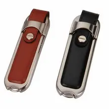 Реальный полный объем 8 ГБ кожаный USB флэш-драйвер