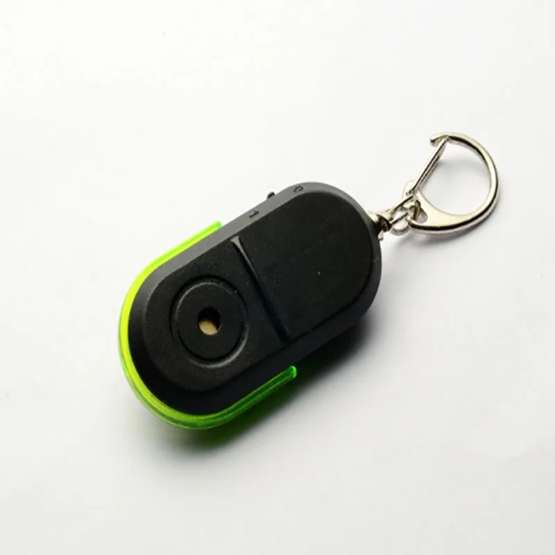 Пролет Anti-потерянный сигнал тревоги Key Finder Locator брелок свисток звука с светодиодный свет мини Anti потерянный ключ Finder Сенсор самооборона сигнализация сигнал брелок самообороны сигнализации сигнализации