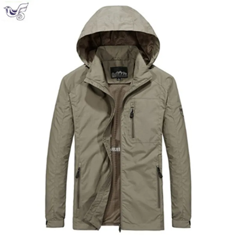 Новый размера плюс M ~ 6XL Сезон весна осень Мужские повседневные худи милитари