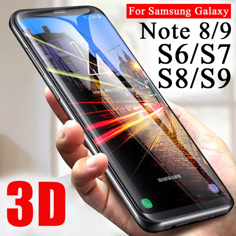 Защитный Стекло на samsung Galaxy S9 Plus Note 8 9 S6 S7 Edge S 6 7 S8 9 S 8 S 6 S фотоаппаратов моментальной печати 7 S Tremp защитное стекло пленка Samsug процессором обработки изображений Galax