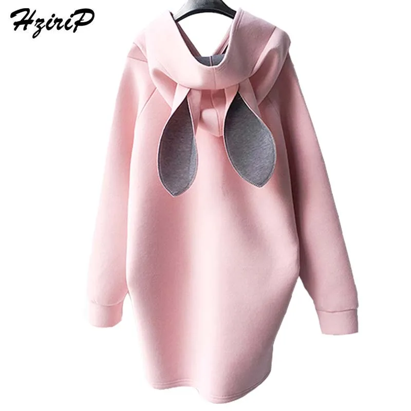 HziriP 2017 New Autumn Winter Pregnant Women Dress Rabbit Ears Hooded Sweater Casual Pregnant Loose Maternity Dresses Plus Size HziriP 2017 New Autumn Winter Pregnant Women Dress Rabbit Ears Hooded Sweater Casual Pregnant Loose Maternity Dresses Plus Size