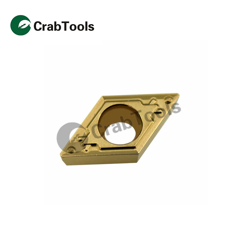 

Crab Tools KYOCERA 10PC DCMT11T308HQ CA5525 Metal Turning Lathe Tools Turning Cutter Carbide Insert CNC Tool Tip Machine