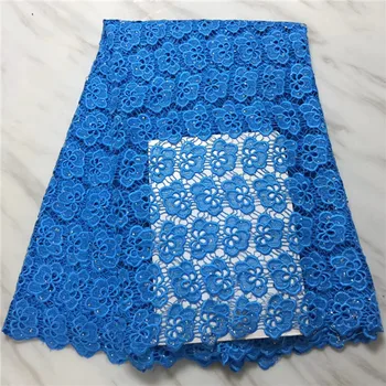 

African Cord Lace Fabric 2018 Latest Nigerian Lace Fabric With Stones for dress Embroidery African Swiss Voile Lace High Quality