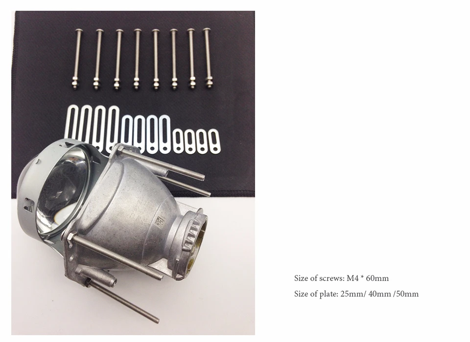 TAOCHIS Универсальный головной светильник инструменты для модернизации адаптер оправы для Koito Q5 Hella линзы прожекторного типа подключения пластины 25/40/50 мм винтов гайка